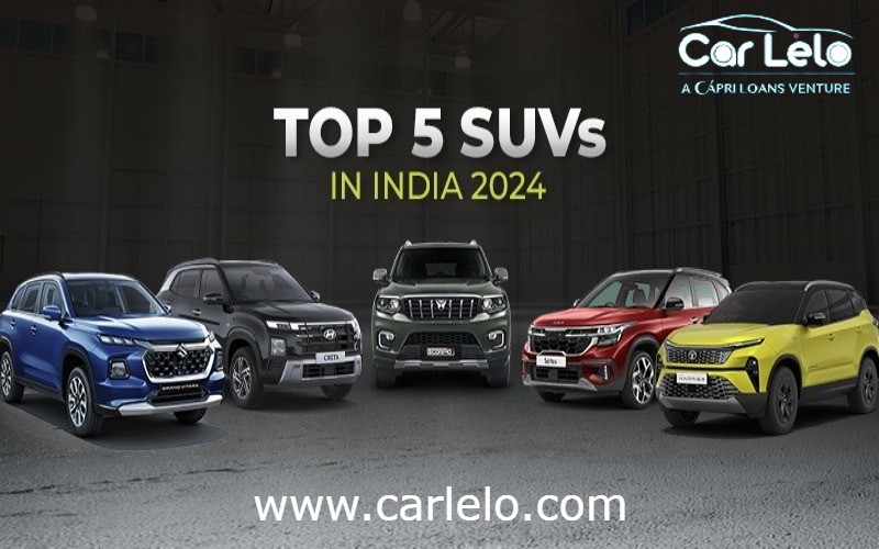 Top 5 SUVs in India market 2024